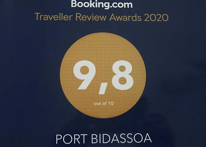 Port Bidassoa - T2 Coquet, Parking, Lit Xxl, Wifi, Pres De La Gare