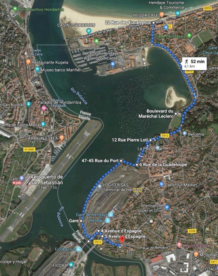 Port Bidassoa - T2 Coquet, Parking, Lit Xxl, Wifi, Pres De La Gare Appartement